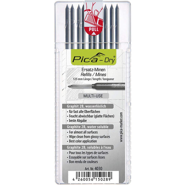 Pica-DRY 4030 Refill-Set Graphite (10 leads/pack)