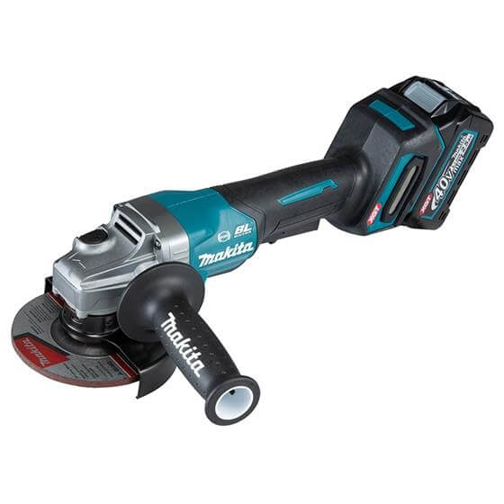 Makita GA013GM102 - XGT 40V (4.0 Ah) MAX Li-Ion Brushless 5” Angle Grinder Kit (Paddle Switch)