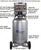 California Air Tools 20020CR  Ultra Quiet & Oil-Free Continuous  2.0 Hp.  20.0 Gal. Steel Tank