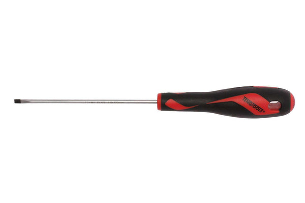 Teng Tools 3mm / 1/8 Inch x 100mm / 3.9 Inch Long Flat Type Slotted Head Screwdriver - MD920N1