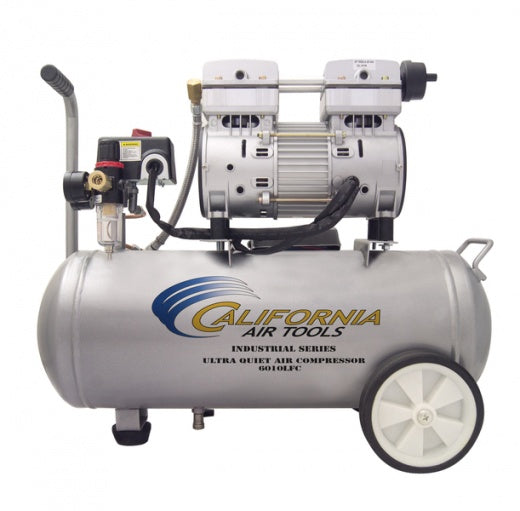 California Air Tools 6010LFC  Ultra Quiet & Oil-Free  1.0 Hp,  6.0 Gal. Steel Tank