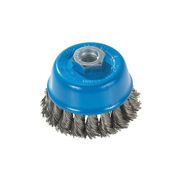 Walter 13F314 - 3" Cup Brush, Knot-Twisted (Stainless)