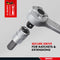 Teng Tools 1/2 Inch Drive Metric Hex Chrome Vanadium Sockets