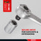 Teng Tools 1/4 Inch Drive Female E-Torx Star TX-E Chrome Vanadium Sockets