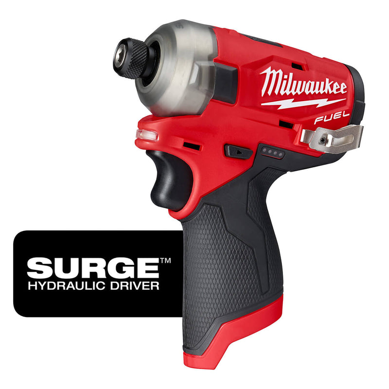 » Milwaukee 2551-20 - M12 FUEL™ SURGE™ 1/4" Hex Hydraulic Driver (100% off)