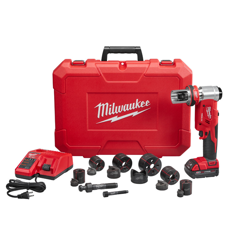 Milwaukee 2677-21 - M18 Force Logic 6 Ton Knockout Tool Kit 1/2" to 2'' (Special order item)