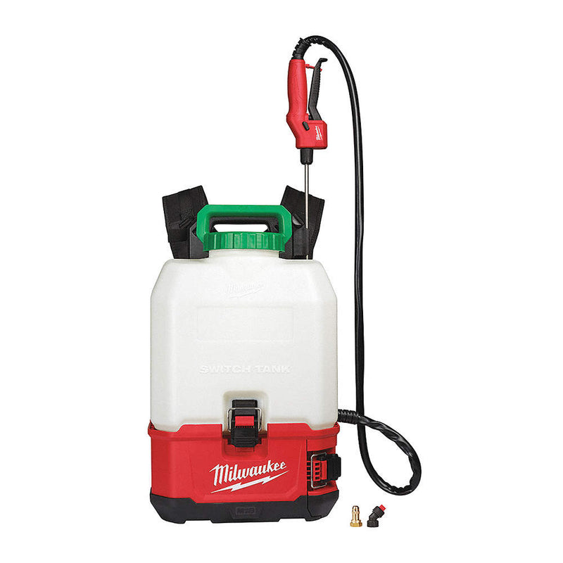 Milwaukee 2820-21PS - M18 Switch Tank 4-Gallon Backpack Pesticide Sprayer Kit