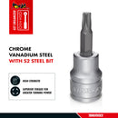 Teng Tools 1/2 Inch Drive Metric Torx TX Chrome Vanadium Sockets