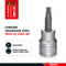 Teng Tools 1/2 Inch Drive Metric Torx TX Chrome Vanadium Sockets