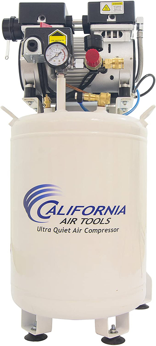 California Air Tools 10010LFDC  Ultra Quiet & Oil-Free  1.0 Hp.  10.0 Gal. w/ Air Dryer