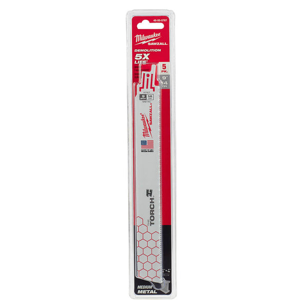 Milwaukee 48-00-5787 - TORCH SAWZALL MD Demolition Blades for Metal