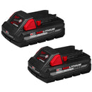 Milwauke 48-11-1837 - M18™ REDLITHIUM HIGH OUTPUT™ CP3.0 Battery 2-Pack