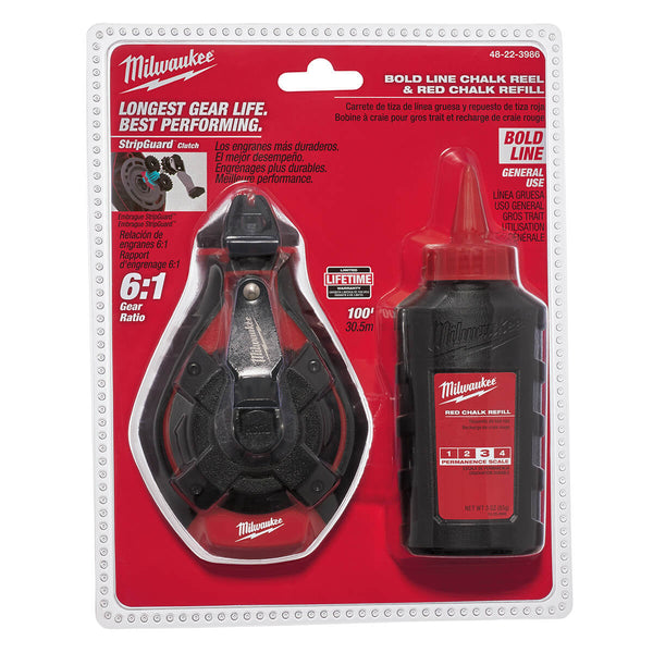 Milwaukee 48-22-3986 - 100' Bold Chalk Line