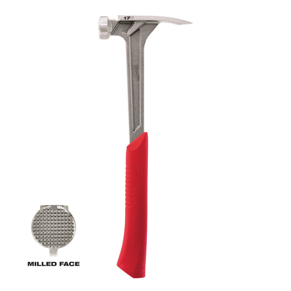 Milwaukee 48-22-9016 - 17oz Milled Face Framing Hammer