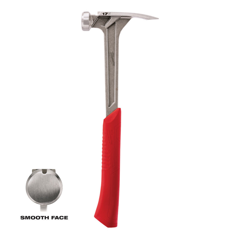 Milwaukee 48-22-9017 - 17oz Smooth Face Framing Hammer