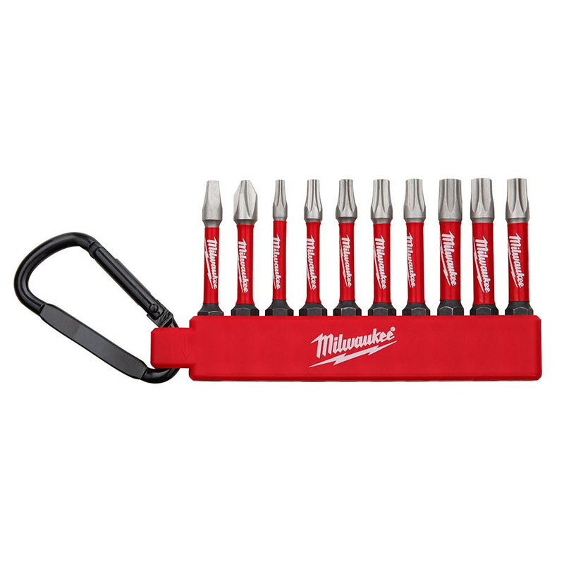 MILWAUKEE 48-32-4093 - TORX 10PC CARABINER SHOCKWAVE BIT SET