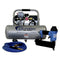 California Air Tools 2010AGK18  Ultra Quiet & Oil-Free  1.0  Hp,  2.0 Gal. w/Nail Gun Kit