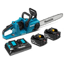 Makita DUC400PT2 - 16" Chain Saw Kit (18VX@ - 5Ah)