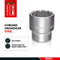 Teng Tools 1/2 Inch Drive 12 Point Metric Shallow Chrome Vanadium Sockets