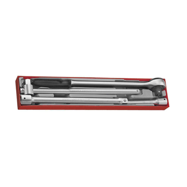 Teng Tools 4 Piece 3/4 Inch Drive Ratchet & Accessories Set Tool Tray - TTX3404