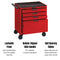 Teng Tools 4 Drawer Heavy Duty Roller Cabinet Tool Chest / Wagon - TCW804N