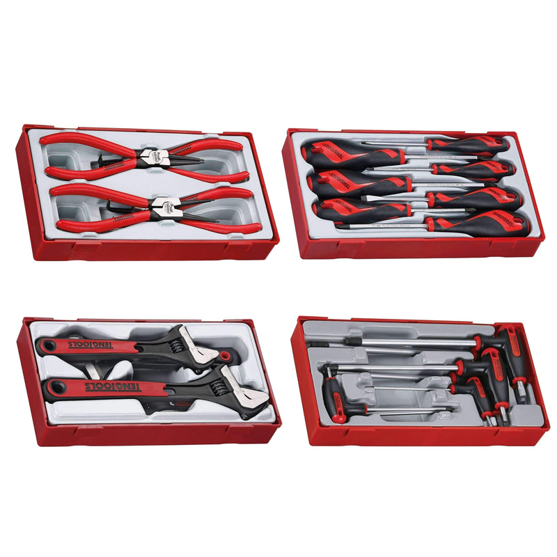 Teng Tools 288 Piece Complete Mixed General Hand Tool Kit (Mega Bundle 3) - TCW707EV-KIT4