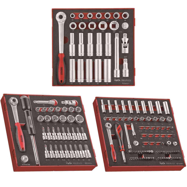 Teng Tools 152 Piece Mixed Drive Socket Set - TED1227