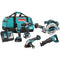 Makita DLX5041TX1 - 18V LXT 5 Piece Combo w/2- 5.0Ah