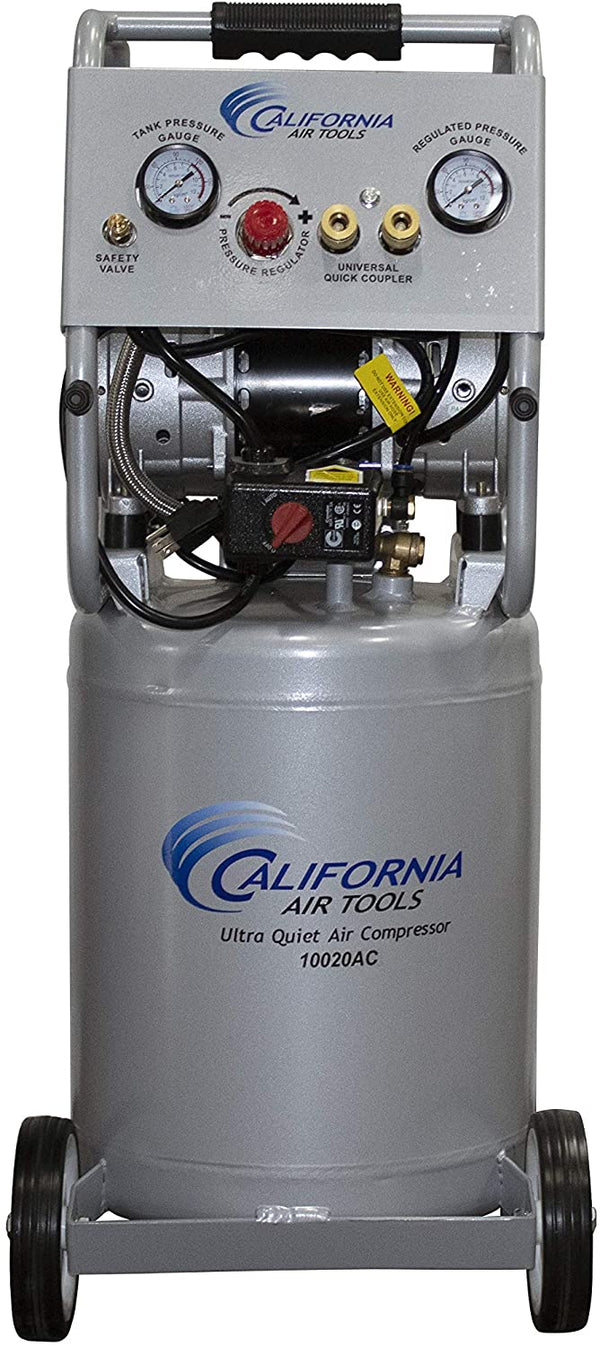 California Air Tools 10020AC  Ultra Quiet & Oil-Free  2.0 Hp,  10.0 Gal. Aluminum Tank