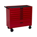 Teng Tools 7 Drawer 37 Inch Wide Heavy Duty Roller Cabinet Tool Chest / Wagon - TCW207N