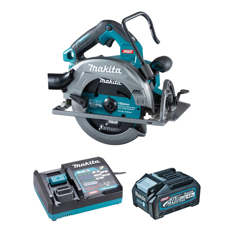 MAKITA HS003GM103 - XGT 40V (4.0 Ah) MAX Li-Ion Brushless AWS 7-1/4” Circular Saw Kit