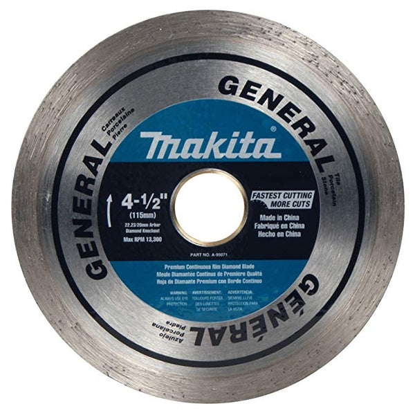 Makita A-95071 - 4-1/2" Continuous Rim Diamond Blade