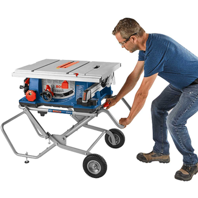 Bosch 4100XC-10 15 Amp 10" Worksite Table Saw w/ Gravity Rise Wheeled Stand