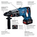 Bosch GBH18V-28DCK24 18V 1-1/8" PROFACTOR SDS-plus Cordless Rotary Hammer Kit