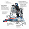 Bosch GCM18V-12GDCN14 18V PROFACTOR 12" Dual bevel Glide Miter Saw Kit