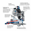 Bosch GCM18V-12GDCN 18V PROFACTOR Surgeon 12" Dual Bevel Glide Miter Saw - Bare Tool