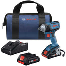 Bosch GDS18V-221B25 18V 1/2" Mid-Torque Impact Wrench w/ 2 Compact Batteries