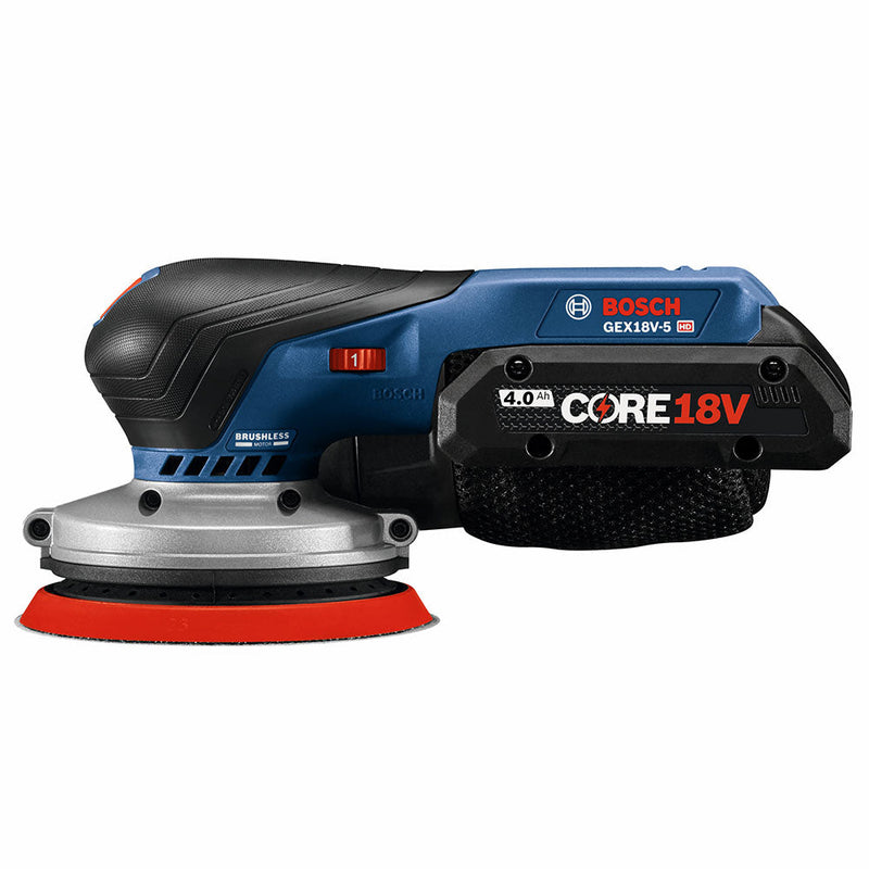 Bosch GEX18V-5N 18V 5" Brushless Random Orbit Sander - Bare Tool