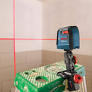 Bosch GLL30 30-foot Self Leveling Red Beam Cross Line Laser w/ Clamping Mount