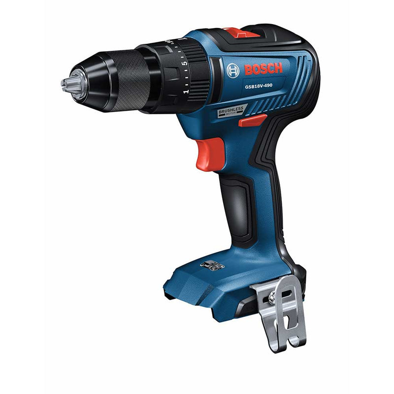 Bosch GSB18V-490N 18V 1/2" EC Brushless Hammer Drill/Driver - Bare Tool