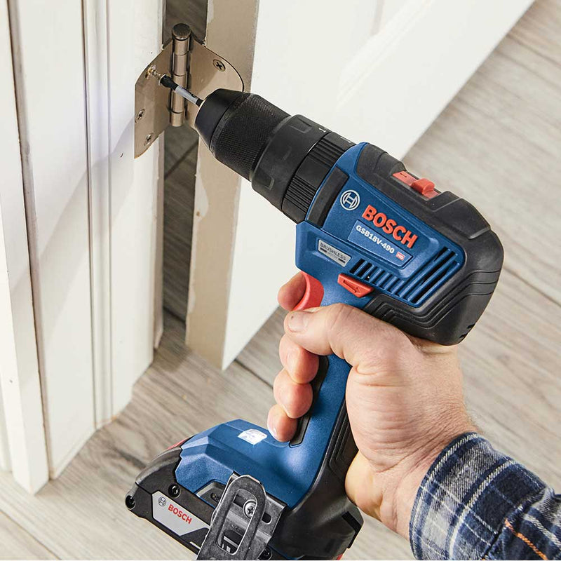 Bosch GSB18V-490N 18V 1/2" EC Brushless Hammer Drill/Driver - Bare Tool