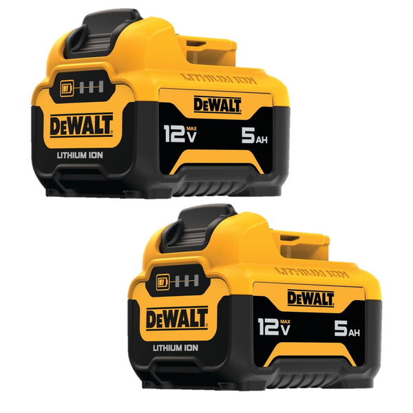 Dewalt DCB126-2 12V MAX* 5.0AH LITHIUM ION BATTERY 2 Pack