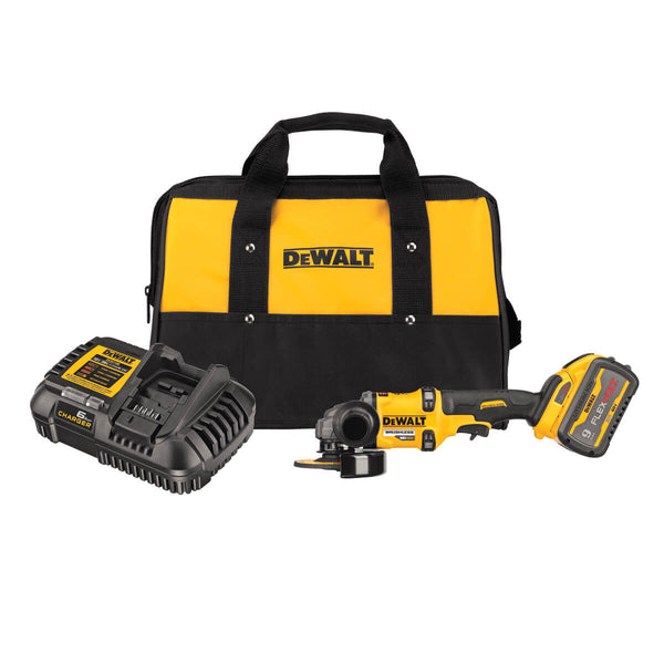 DEWALT DCG418X1 FLEXVOLT® 60V MAX* BRUSHLESS 4-1/2 IN. - 6 IN. CORDLESS GRINDER WITH KICKBACK BRAKE KIT