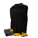 DEWALT DCHV086BD1-2XL - Heated Reversible Fleece Vest with Battery - Black - 2X