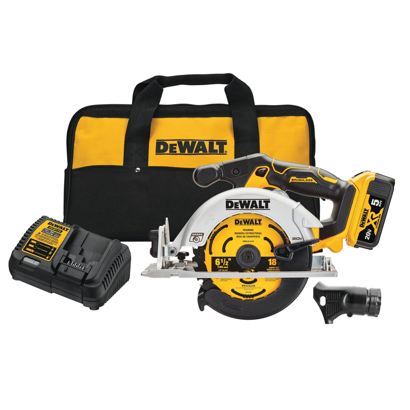 DeWalt DCS565P1 - 20V MAX 6-1/2 BRUSHLESS CIRC SAW (KIT)