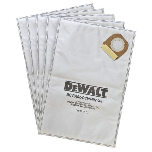 Dewalt DCV9402 Disposable Fleece Liner for DCV585 Dust Extractor (5 PK)