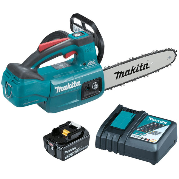 Makita DUC254RT - 18V 10″ Brushless Top Handle Chainsaw Kit