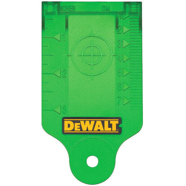 DeWalt DW0730G - GREEN LASER TARGET CARD