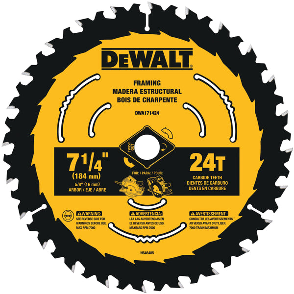 DEWALT DWA171424 - 7-1/4 IN. CIRCULAR SAW BLADES