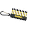 DEWALT DWA3SQ2IRCARC, Flex Torq 2" Square 10 Pack Impact Drivers with Carabiner